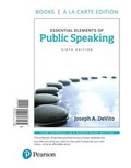 Cover: Essential Elements of Public Speaking -- Books a la Carte - Pearson
