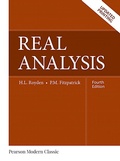 Cover: Real Analysis (Classic Version) - Pearson