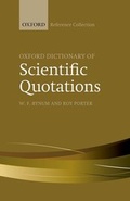 Cover: Oxford Dictionary of Scientific Quotations - Oxford University Press