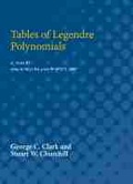 Cover: Legendre Polynomials - The University of Michigan Press