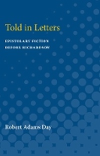 Enlarge image Cover: Told in Letters - The University of Michigan Press