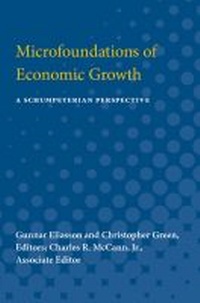 Enlarge image Cover: Microfoundations of Economic Growth - The University of Michigan Press