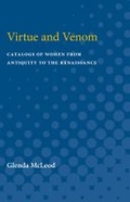 Cover: Virtue and Venom - The University of Michigan Press