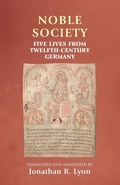 Cover: Noble Society - Manchester University Press