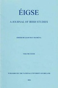 Cover: Eigse: A Journal of Irish Studies - Four Courts Press