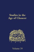 Cover: Studies in the Age of Chaucer - The New Chaucer Society
