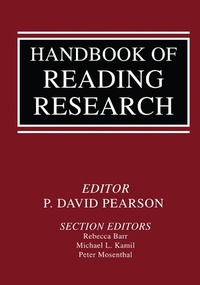 Abbildung von: Handbook of Reading Research - Routledge