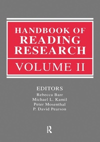 Abbildung von: Handbook of Reading Research, Volume II - Routledge