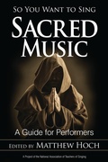 Cover: So You Want to Sing Sacred Music - Rowman & Littlefield Publishers