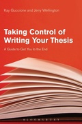 Cover: Taking Control of Writing Your Thesis - Bloomsbury Academic