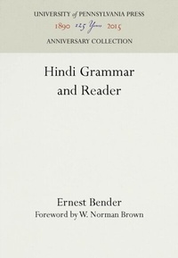 Abbildung von: Hindi Grammar and Reader - University of Pennsylvania Press