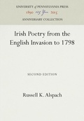 Cover: Irish Poetry from the English Invasion to 1798 - University of Pennsylvania Press