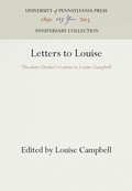 Cover: Letters to Louise - University of Pennsylvania Press