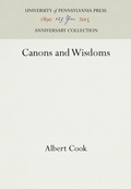 Cover: Canons and Wisdoms - University of Pennsylvania Press