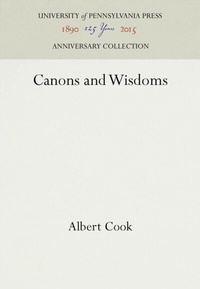 Enlarge image Cover: Canons and Wisdoms - University of Pennsylvania Press