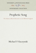 Cover: Prophetic Song - University of Pennsylvania Press
