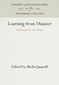 Cover: Learning from Disaster - University of Pennsylvania Press