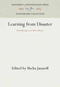 Enlarge image Cover: Learning from Disaster - University of Pennsylvania Press
