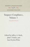Cover: Taxpayer Compliance, Volume 1 - University of Pennsylvania Press