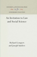 Cover: An Invitation to Law and Social Science - University of Pennsylvania Press