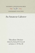 Cover: An Amateur Laborer - University of Pennsylvania Press