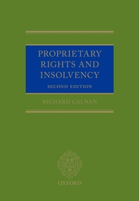 Enlarge image Cover: Proprietary Rights and Insolvency - OUP eBook