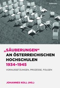 Cover: &raquo;S&auml;uberungen&laquo; an &ouml;sterreichischen Hochschulen 1934-1945 - B&ouml;hlau