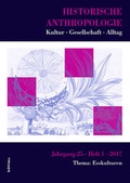 Cover: Historische Anthropologie - B&ouml;hlau
