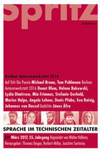 Abbildung von: Berliner Autorenwerkstatt 2016 - Böhlau