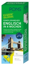 Cover: PONS Power-Vokabelbox Englisch in 4 Wochen - PONS Langenscheidt