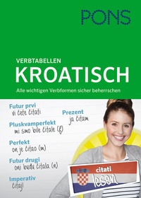 Abbildung von: PONS Verbtabellen Kroatisch - PONS Langenscheidt