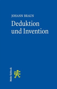 Enlarge image Cover: Deduktion und Invention - Mohr Siebeck