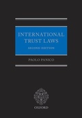 Cover: International Trust Laws - Oxford University Press