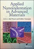 Cover: Applied Nanoindentation in Advanced Materials - Wiley