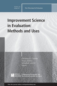Enlarge image Cover: Improvement Science in Evaluation: Methods and Uses - Jossey-Bass