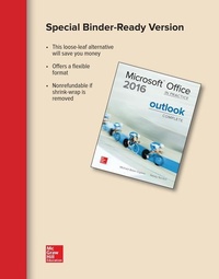 Abbildung von: Looseleaf for Microsoft Office Outlook 2016 Complete: In Practice - McGraw Hill Education India