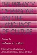 Cover: The Primacy of Persons and the Language of Culture - University of Missouri Press