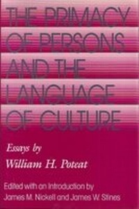 Enlarge image Cover: The Primacy of Persons and the Language of Culture - University of Missouri Press