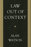 Cover: Law Out of Context - University of Georgia Press