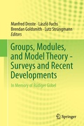 Cover: Groups, Modules, and Model Theory - Surveys and Recent Developments - Springer