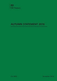 Enlarge image Cover: Autumn statement 2016 - TSO