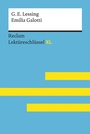 Cover: Emilia Galotti von Gotthold Ephraim Lessing - Reclam
