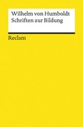 Cover: Schriften zur Bildung - Reclam
