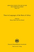 Cover: Time in Languages of the Horn of Africa - Harrassowitz Verlag