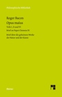 Cover: Opus maius - Meiner