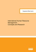 Cover: International Human Resource Management: Concepts and Research - Shaker