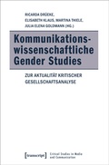 Cover: Kommunikationswissenschaftliche Gender Studies - transcript