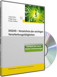 Abbildung von: CD-ROM DSGVO-Verzeichnis der wichtigen Verarbeitungstätigkeiten 2024 - Deichmann + Fuchs