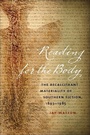 Cover: Reading for the Body - University of Georgia Press