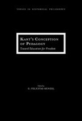 Cover: Kant's Conception of Pedagogy - Northwestern University Press